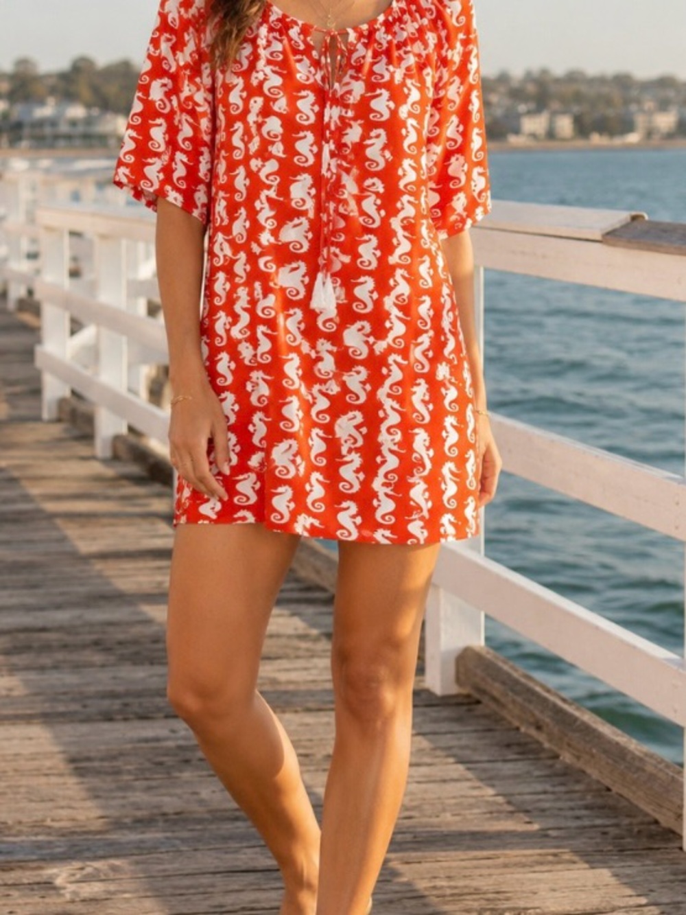 Seahorse beach summer dress